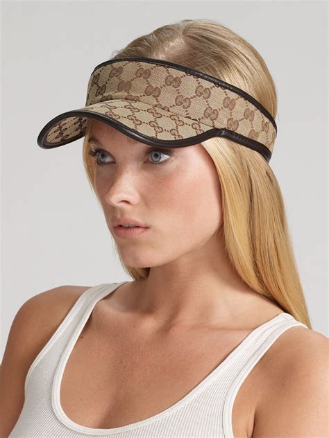 womens gucci visor|Gucci visor football.